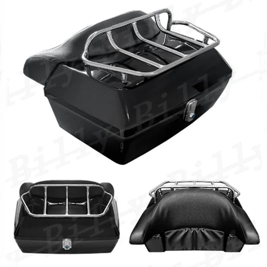 Universal Trunk Tail Box Luggage Backrest For Suzuki Boulevard C50 Volusia 800 C90 M109R C109 Marauder 800 M50 Intruder LC1500