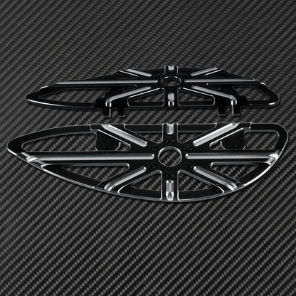 Motorcycle Floorboard Front Rear Footrest Driver Footpeg Passenger Pedal For Harley Touring Electra Street Glide Dyna Softail FL