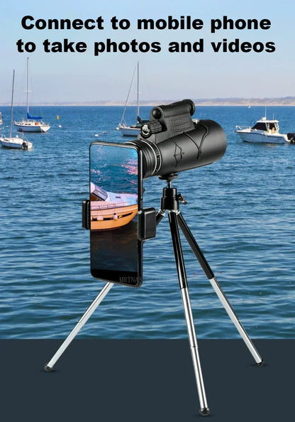 50x60 Powerful Zoom HD Bak4 Portable Powerful Binoculars Long Range Professional Telescope Monocular for Hunting