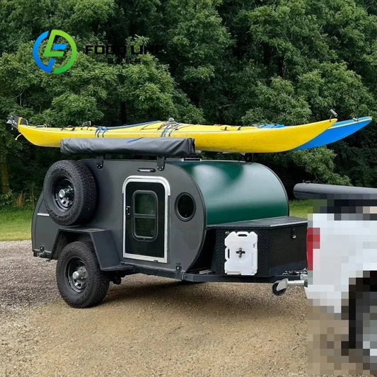 Heavy Duty Camping Trailer Foldable Multi Purpose Utility Cart For Outdoor Camping Fishing Hiking Picnic Mountain And Beach Use