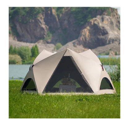 Foldable Sun Shelter Tent with UV Protection for Beach Park Camping and Outdoor Use