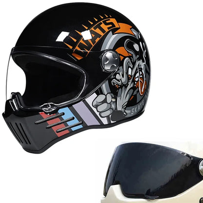 Motorcycle Helmet Full Face Helmet ECE DOT Approved Moto Cascos Motorcyclist Capacete Four Seasons Riding Racing Cycling Helmet