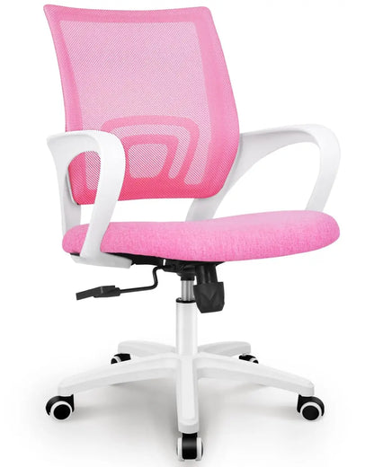 Office Desk Computer Chair Ergonomic Mesh Gaming Mid Back Seat with Comfy Lumbar Support Adjustable Height Swivel, Customized