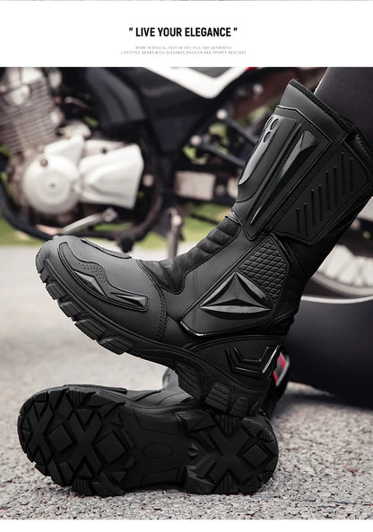 Motorcycle Shoes Riding Rider Motorcycle Boots Racing Travel Equipment Botas Para Moto Botas Moto Motorbike Boots Men
