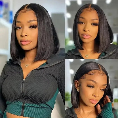 Soft Hair13x4 Straight Synthetic Lace Front Wig for Women Ombre Platinum Blonde Ash Roots Glueless Heat Resistant Fiber Hair Wig