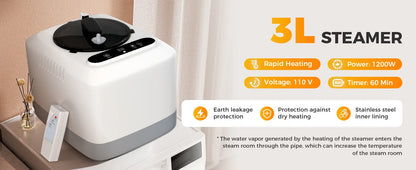 Sweat Steam Box, Home Full Body Sauna Box, Folding Portable Sweat Steam Room