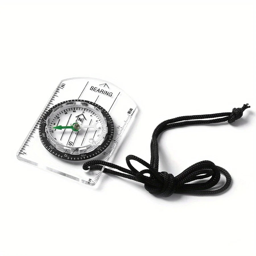 Professional Waterproof Camping Compass - Hiking Backpack Essential, Survival Gift for Outdoor Navigation & Map Reading