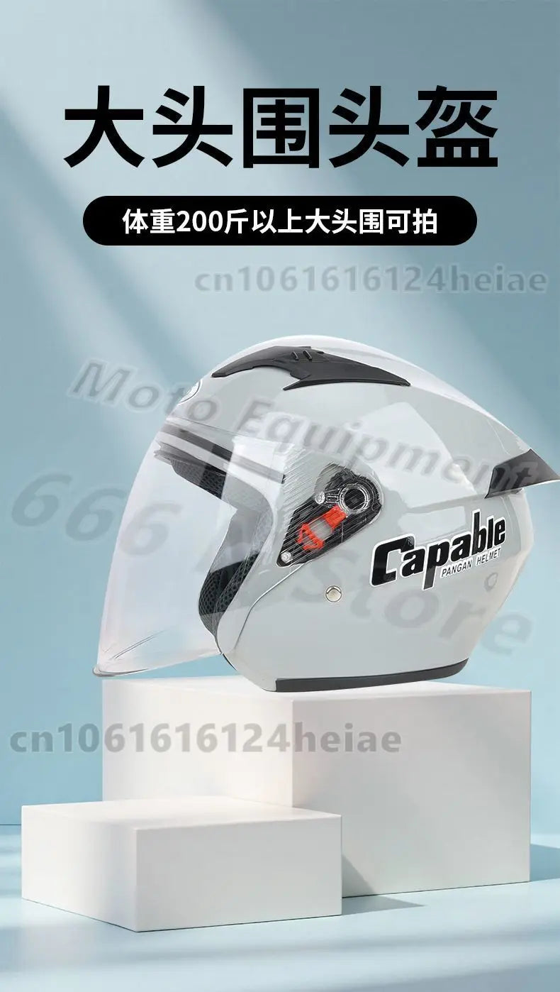 5XL 6XL 7XL Big Size Unisex Motorcycle Helmet Big Head Circumference 60-76cm Riding Safety Helmet All Seasons Casco