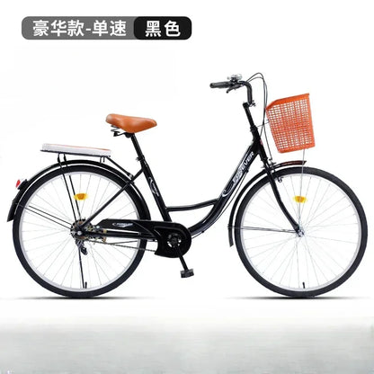 Cycling City 24/26 inch men's and women's bicycles light commuting ladies' student bikes leisure bicycles 2023