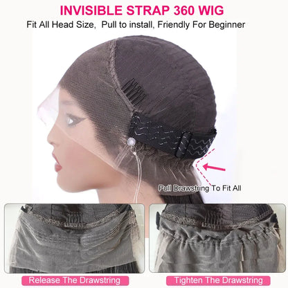 360 Hd Lace Frontal Wigs 13x6 13x4 Lace Wig Straight Human Hair Wigs 5x5 4X4 Glueless Straight Human Hair Wigs For Women 200%