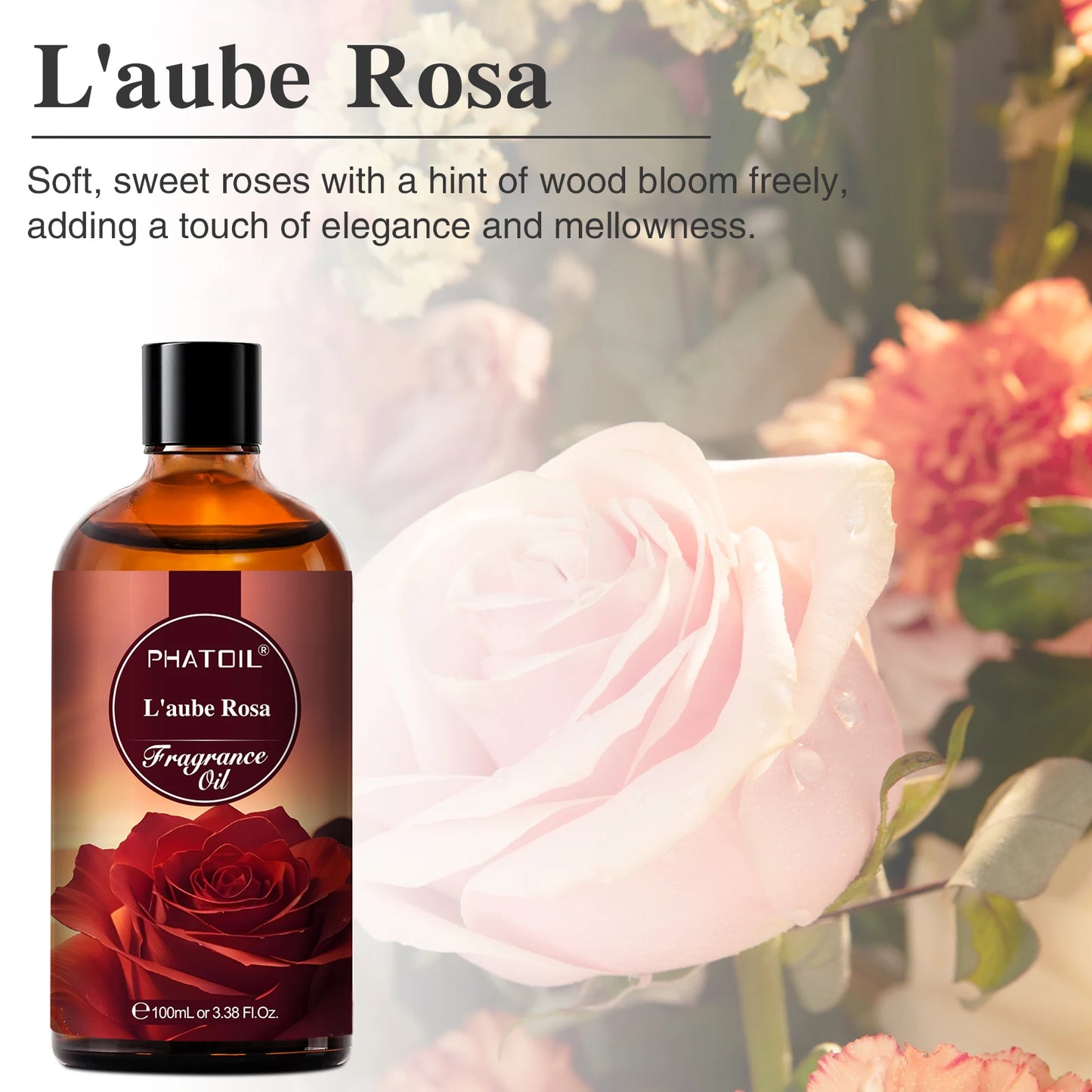 PHATOIL 100ML with Dropper Fragrance Oil For Diffuser Fruit Carnival Almond Vanilla Golden Vintage No.1 Lucifer's Letter Oils