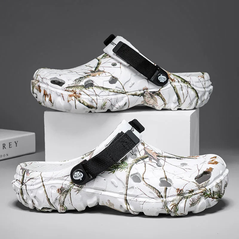 Summer Women's and Men's Clogs Slippers Classic Couple's Garden Shoes Men Fashion Casual Sandals Leisure Slides Big Size 46 47