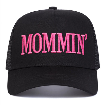 Unisex MOMMIN Letter Embroidery Baseball Net Caps Spring Autumn Outdoor Adjustable Casual Hats Sunscreen Hat Sports Cap