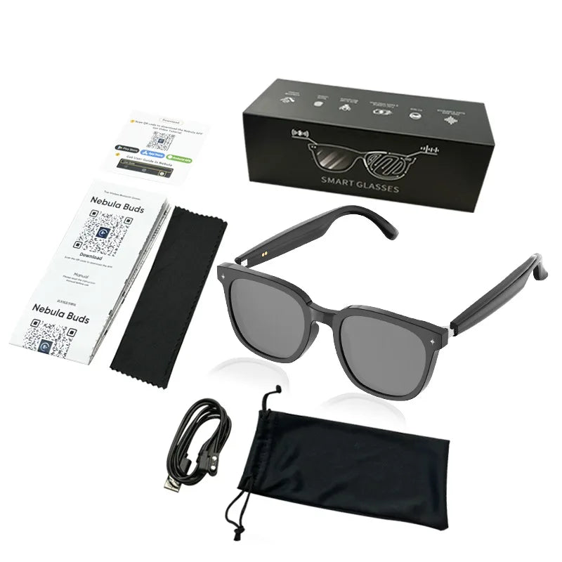 Xiaomi New AI Intelligent Translation Glasses Touchscreen Sunglasses Smart Bluetooth Glasses Listen To Music Voice Call