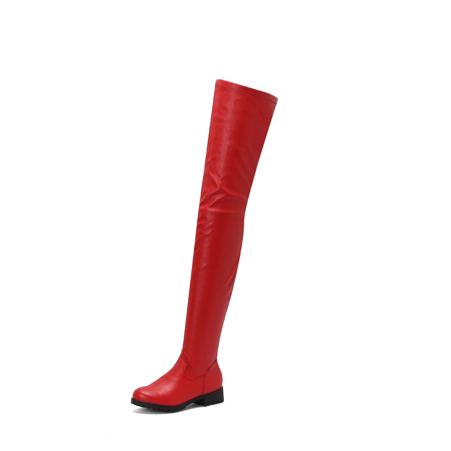Winter New Plus Size 48 Women's Over The Knee Boots Thick Heel Long Tube Boots Platform Shoes