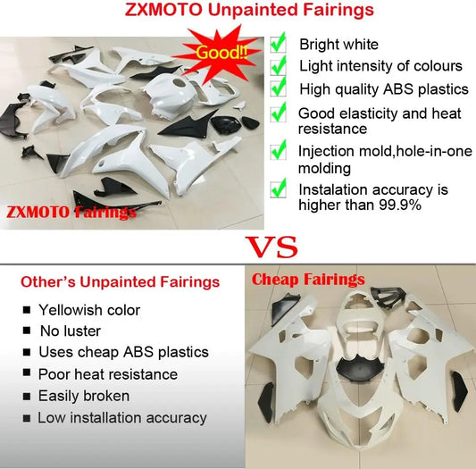 Unpainted Motorcycle Fairings Kit fits for 2011 2012 2013 Honda CBR250R Injection ABS Plastics Bodywork Fairings