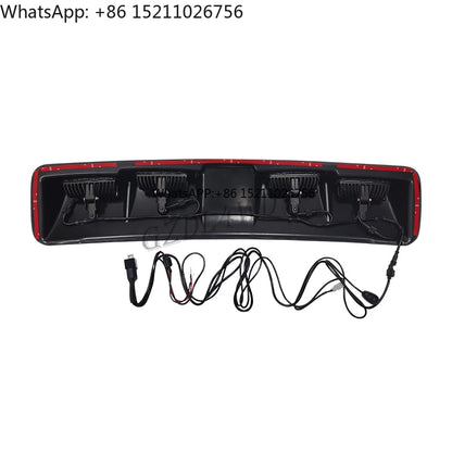 4X4 Universal Pickup SUV ABS Roof Top Light Top Bar Driving Lamp Offroad Led Roof Spoiler