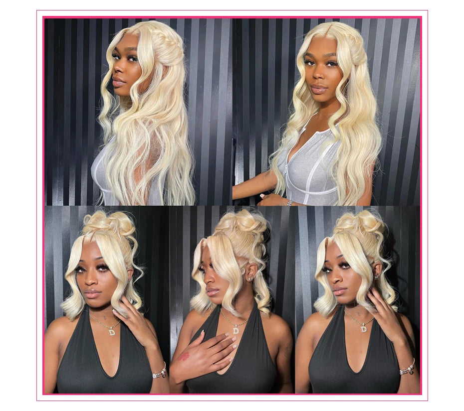 613 Honey Blonde 360 Lace Wigs Human Hair Pre Plucked Body Wave Lace Front Wig 13x4 13x6 Lace Front Frontal Wigs for Black Women
