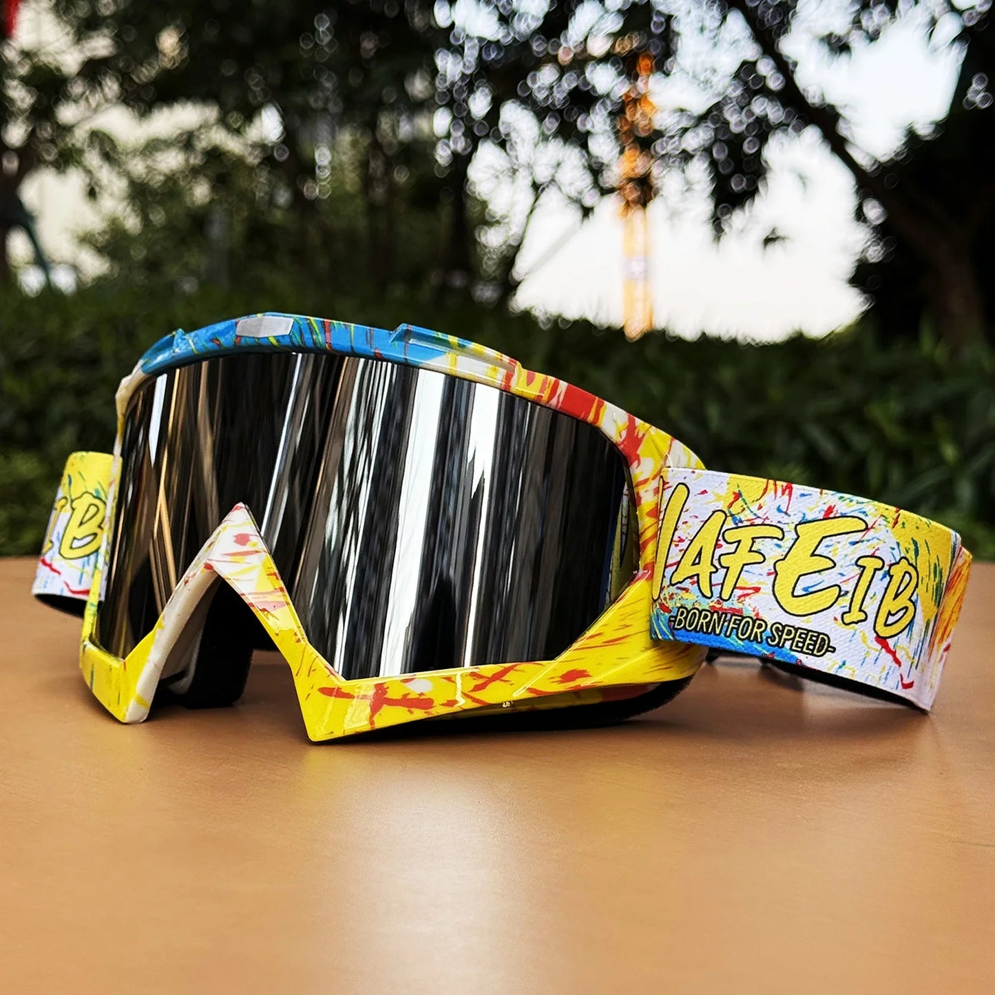 New Unisex Motorcycle Off-Road Goggles, Ski Sports Glasses, Off-Road Helmet Motorcycle Goggles