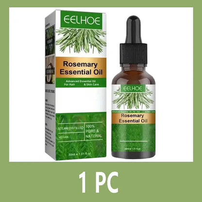 Natural Rosemary Hair Growth Essential Oil  Strengthening Nourishing Moisturing Softening Luster Shiny Hair Care Healthy