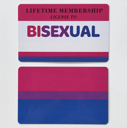 Writable LGBTQIA Identity Card LGBT Pride Cards Lifetime Membership Card perfect rainbow community gift
