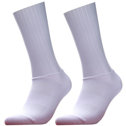 Cycling 2024 Anti Slip Whiteline Silicone Summer Aero Socks Socks Men Bicycle Sport Running Bike Socks Calcetines Ciclismo