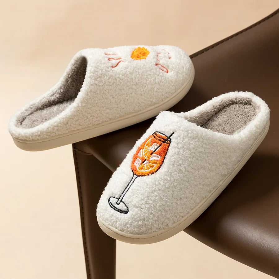 Women's Slippers Aperol Spritz Spritz O'Clock Cozy Comfy Fluffy Slippers Party Bridal Shower Mom Daughter Gift For Girl