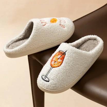 Women's Slippers Aperol Spritz Spritz O'Clock Cozy Comfy Fluffy Slippers Party Bridal Shower Mom Daughter Gift For Girl