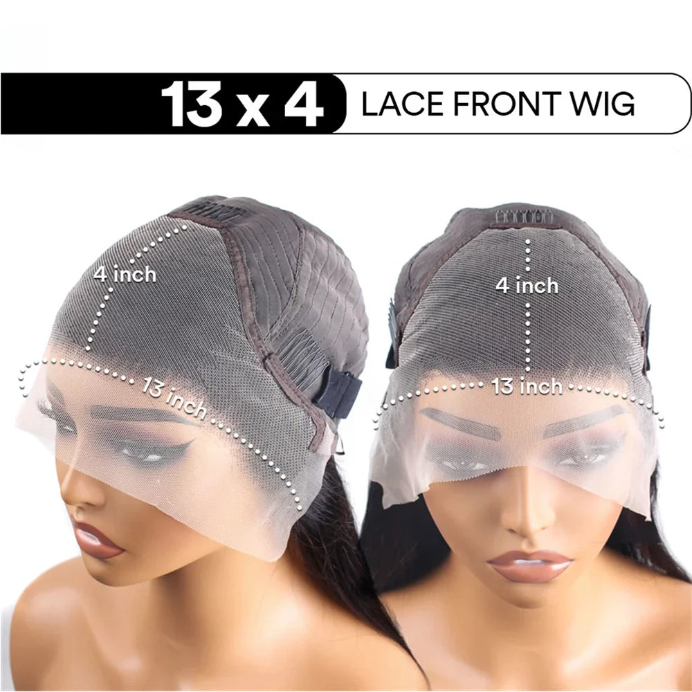 16A 100% Hair Body Wave Short Bob Wigs Human Hair 13x4 Transparent Lace Front Human Hair Wigs Brazilian Hair Bob Wigs For Women