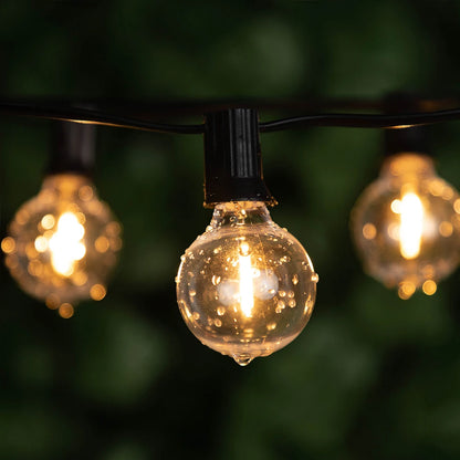 Shatterproof G40 String Light 220V 110V Led Outdoor Lights Garland E12 Waterproof Connectable Festoon Decoration Camping Light