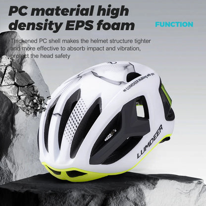 Eastinear new bicycle helmet ultra light breathable men and women outdoor sports cycling safety helmet with magnetic tail light