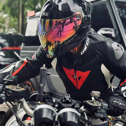 Qike FP02 Motorcycle Helmet Flip Up Helmet Qike FP02 Visor QIKE Prats Dual Visor Casque Moto Street Bike Long Visor Casco Moto