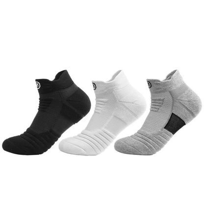 3/6 Pairs Sports Socks For Man High Quality Comfortable Breathable Basketball Short Socks Casual Fashion Low-cut Ankle Socks