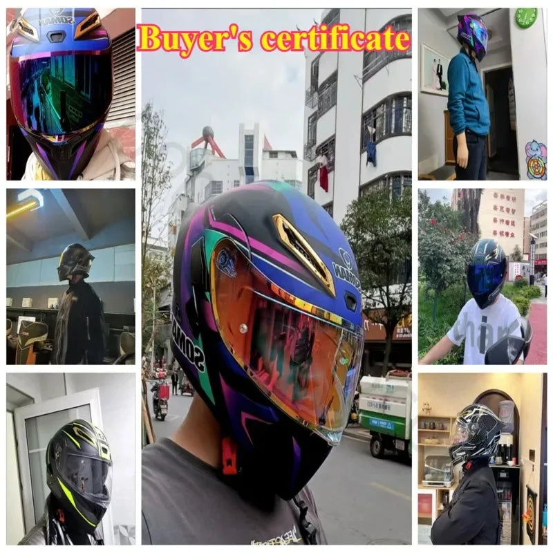 SOMAN Modular Helmet Flip Full Face Motorcycle Helmet Dual Visor Lens Racing Casco casque moto approved 오토바이핼멧