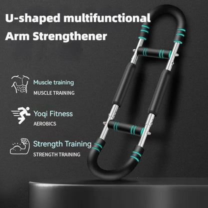 Twister Arm Trainer U-Shaped Arm Chest Exerciser Adjustable Chest Workout Equipment for Muscle Building Workout Gym