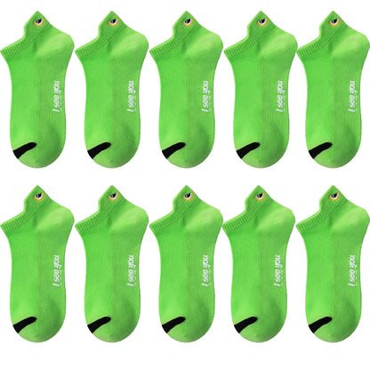 5/10 Pairs Man Short Socks Ankle Boat Socks Breathable Casual Athletic Socks Women Summer Thin Low-Cut Male Socks