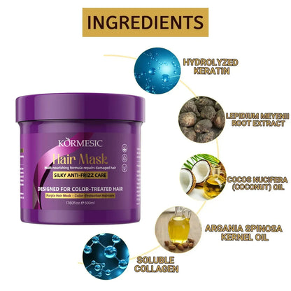 Magical Keratin Hair Mask 5 Seconds Repair Damaged Frizzy Hair Soft Smooth Shiny Nutrition Deep Moisturize Nourishing Hair Care