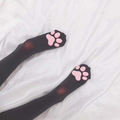 Women High Socks Harajuku Stockings Lingerie 3D Cat Claw Long Socks Thigh High Socks Sexy Compression Stockings