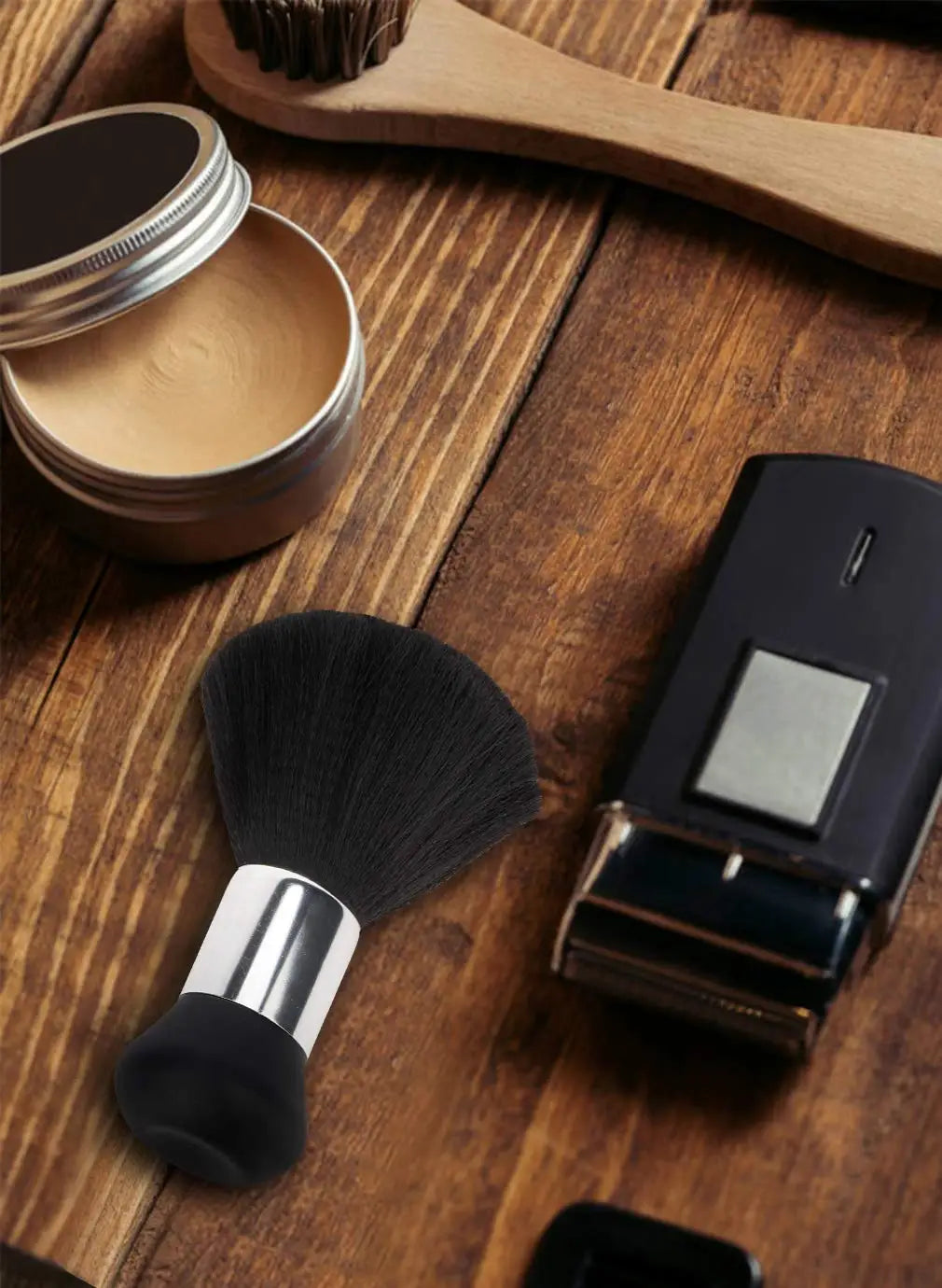 Black Hairdressing Sweeping Neck Hair Cleaning Duster Hair Cutting Brush for Barbershop Hair Cut Brush Tools Barber Accessories