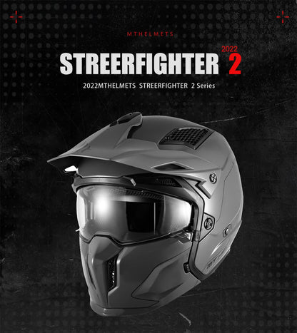 Modular Helmet for Motorcycle Matt / Gloss Mt Original Motocross Helmets Streetfighter Sv Half Open Face Maxvision Tech M-3Xl