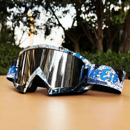 New Unisex Motorcycle Off-Road Goggles, Ski Sports Glasses, Off-Road Helmet Motorcycle Goggles