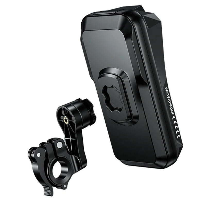 Adjustable Motorcycle Waterproof Holder Universal Anti Fall Phone Mount Handlebar Suitable Motorcycle Bike Phone Holder