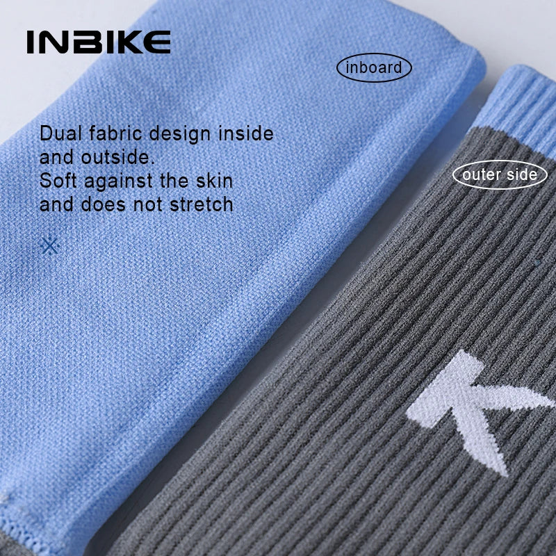 INBIKE Professional MTB Cycling Socks for Men Compression Bicycle Riding Socks Bike Stockings Man Soccer Sports Running Socks