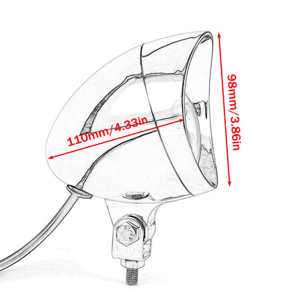 Motorcycle 12V LED front Fog Light For Cruisers Choppers Cafe racers custom application