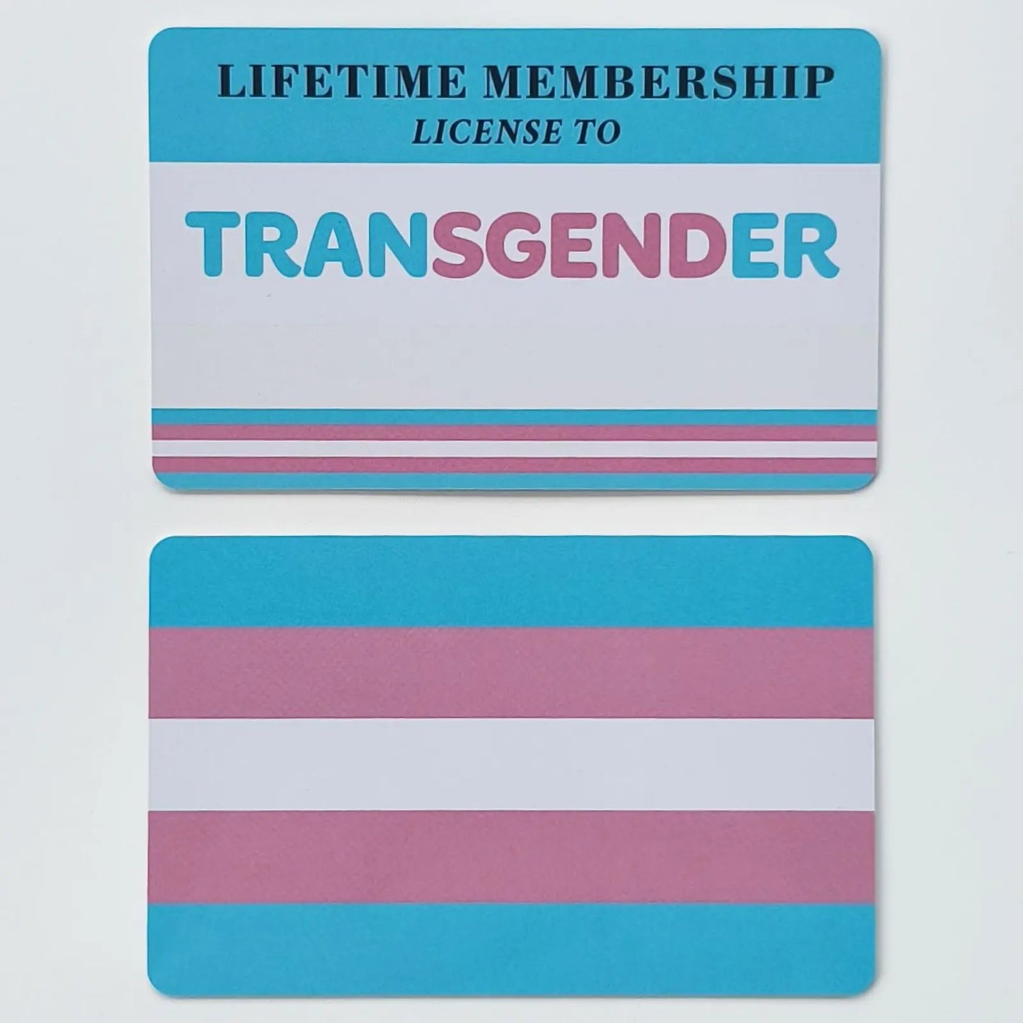 Writable LGBTQIA Identity Card LGBT Pride Cards Lifetime Membership Card perfect rainbow community gift