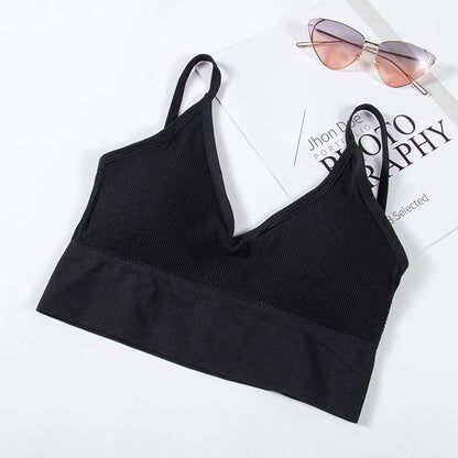 Women Seamless Bras Tank Top Push Up Bra Wireless Sexy Underwear Breathable Yoga Bra For Women Tank Crop Top Brassiere
