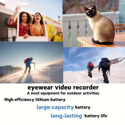 Portable 1080P HD Mini Glasses With Camera Video Recorder Wearable glasses Camera Outdoor Sports DV DVR Surveillance Camcorder
