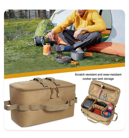 CAOX Outdoor Camping Picnic Bag Camping Supplies Tactical Gear Tent Camping Accessories Large Capacity Travel Bag Picnic Bag