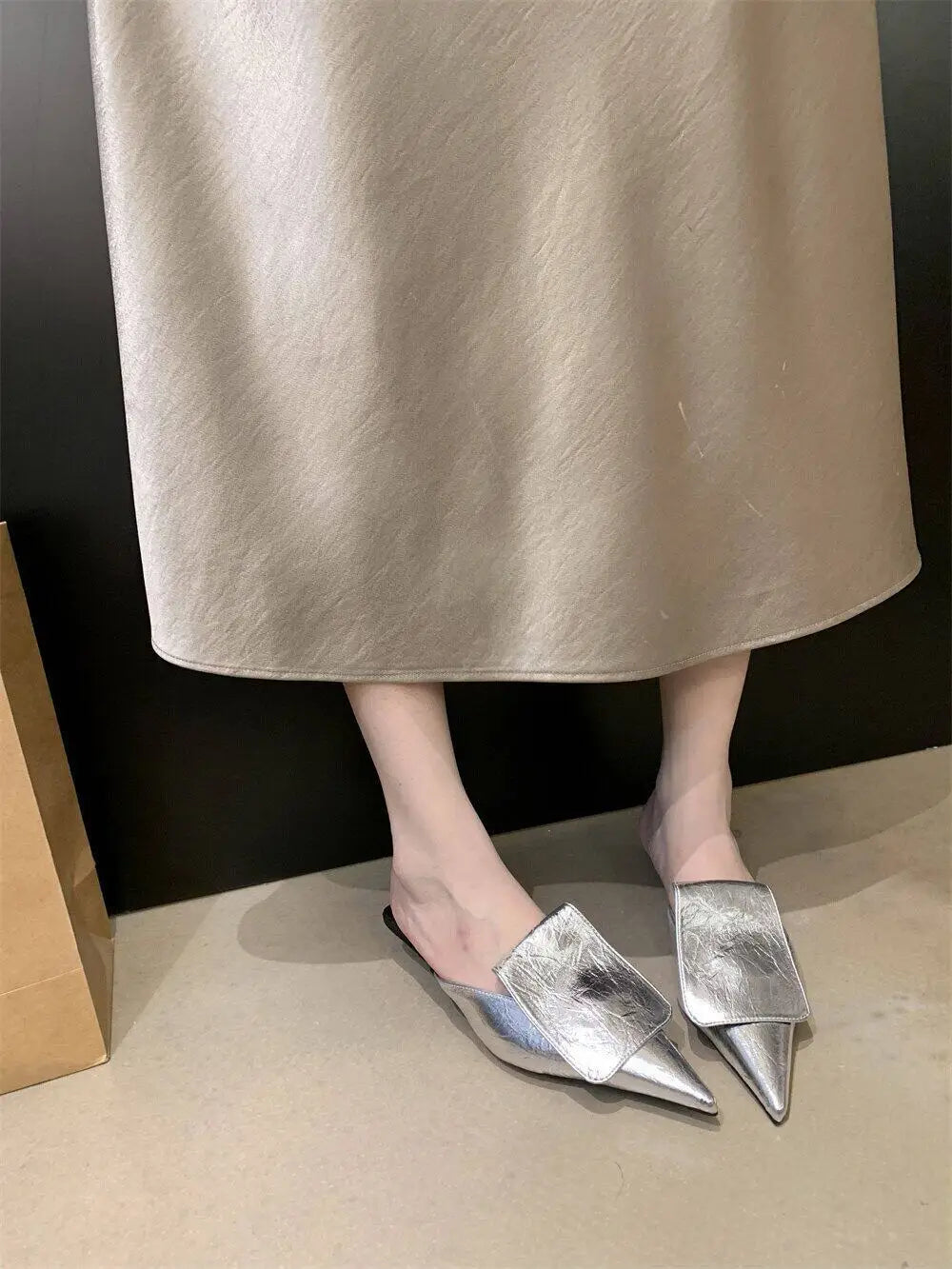 Luxury Summer Shoes Women Heels Gold Silver Black Pu Pointed End Elegant Women's Pumps Fashion Party Office Luxury High Heel