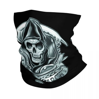 Custom 1 Percenter Essential Sons Bandana Neck Gaiter for Ski Camping Men Women Wrap Scarf TV Show Anarchy Headband Warmer